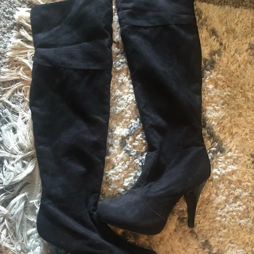 Ann Michelle over the knee high heel boots